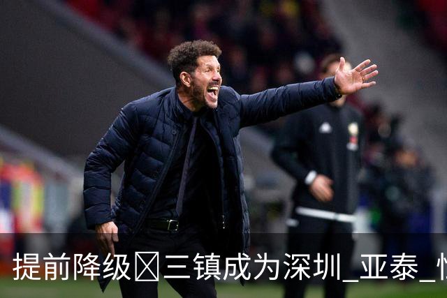 提前降级🤕三镇成为深圳 亚泰 恒大后第4支降级的中超冠军球队
