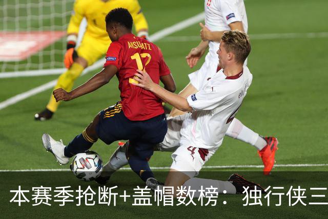 本赛季抢断+盖帽数榜：独行侠三将包揽前三 里萨谢16次高居榜首