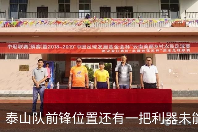 泰山队前锋位置还有一把利器未能出鞘！或许就等着唐田激活